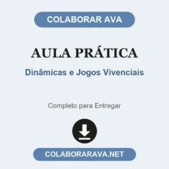 Aula Prática de Dinâmicas e Jogos Vivenciais pronto para entregar