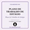 Plano de Trabalho de Estágio pronto para download