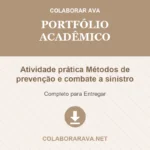 Atividade prática Métodos de prevenção e combate a sinistro