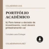 Portfólio Acadêmico pronto para download