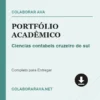 Portfólio Acadêmico pronto para download