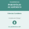 Portfólio Acadêmico de Ciências Contábeis pronto para download