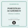 Portfólio Acadêmico de Ciências Contábeis pronto para download