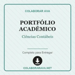Portfólio Acadêmico de Ciências Contábeis pronto para download