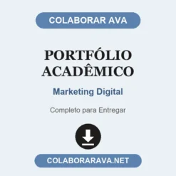 Portfólio Acadêmico de Marketing Digital pronto para entregar