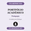 Portfólio Acadêmico de Pedagogia pronto para download