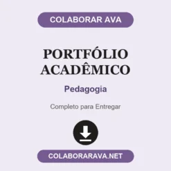 Portfólio Acadêmico de Pedagogia pronto para download