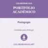 Portfólio Acadêmico de Pedagogia pronto para download
