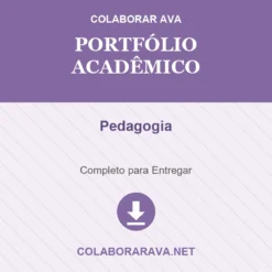 Portfólio Acadêmico de Pedagogia pronto para download