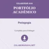 Portfólio Acadêmico de Pedagogia pronto para download