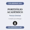 Portfólio Acadêmico de Perícia Criminal pronto para entregar