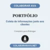 Portfólio de Coleta de informações junto aos clientes pronto para entregar