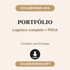 Portfólio de Logistica completo + PDCA pronto para download