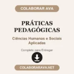 Aula prática Práticas Pedagógicas – Ciências Humanas e Sociais Aplicadas