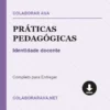 Práticas Pedagógicas de Identidade docente pronto para download