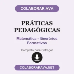 Práticas Pedagógicas de Matemática - Itinerários Formativos pronto para entregar