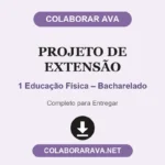 Projeto de extensão 1 Educação Física – Bacharelado