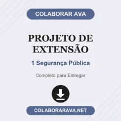 Projeto de Extensão de 1 Segurança Pública pronto para download
