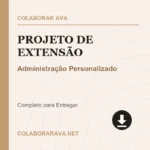 Projeto de Extensão Administração Personalizado