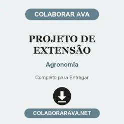 Projeto de Extensão de Agronomia pronto para entregar