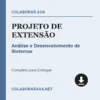 Projeto de Extensão de Análise e Desenvolvimento de Sistemas pronto para download