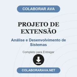 Projeto de Extensão de Análise e Desenvolvimento de Sistemas pronto para download