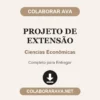 Projeto de Extensão de Ciencias Econômicas pronto para entregar