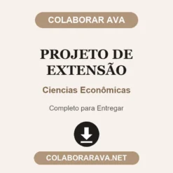 Projeto de Extensão de Ciencias Econômicas pronto para entregar