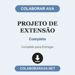 Projeto de Extensão de Completo pronto para entregar