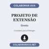 Projeto de Extensão de Direito pronto para entregar