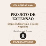 Projeto de Extensão - Empreendedorismo e Novos Negócios