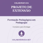 Projeto de Extensão - Formação Pedagógica em Pedagogia