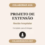 Portfólio Individual Projeto de Extensão Gestão hospitalar