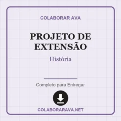 Projeto de Extensão de História pronto para download