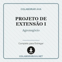 Projeto de Extensão I de Agronegócio pronto para download