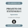 Projeto de Extensão I de Agronomia pronto para entregar