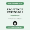 Projeto de Extensão I de Biomedicina pronto para entregar