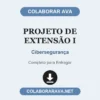 Projeto de Extensão I de Cibersegurança pronto para entregar