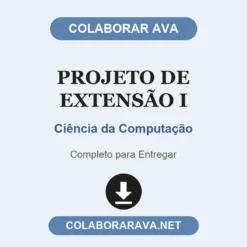 Projeto de Extensão I de Ciência da Computação pronto para entregar
