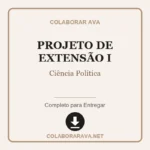 Portfólio Individual Projeto de Extensão I Ciência Política