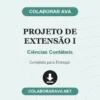 Projeto de Extensão I de Ciências Contábeis pronto para download