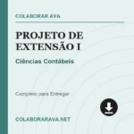 Projeto de extensão I Ciências Contábeis