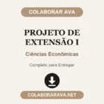 Projeto de Extensão I Ciências Econômicas