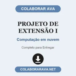 Projeto de Extensão I de Computação em nuvem pronto para entregar