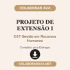 Projeto de Extensão I de CST Gestão em Recursos Humanos pronto para entregar
