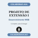 Projeto de Extensão I Desenvolvimento WEB