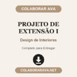 Portfólio Individual Projeto de Extensão I Design de Interiores