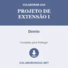 Projeto de Extensão I de Direito pronto para download