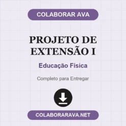 Projeto de Extensão I de Educação Física pronto para download