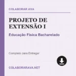 Portfolio Individual Projeto de extensão I Educação Física Bacharelado